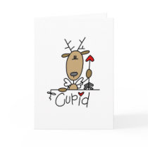 Cupid Reindeer Christmas Tshirts and Gifts cards