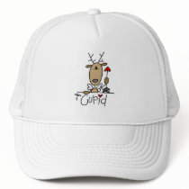 Cupid Reindeer Christmas Tshirts and Gifts hats