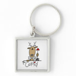 Cupid Reindeer Christmas Tshirts and Gifts keychains