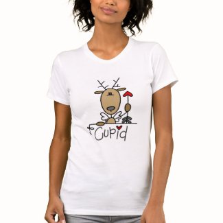 Cupid Reindeer Tshirts and Gifts