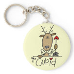 Cupid Reindeer Tshirts and Gifts Keychains