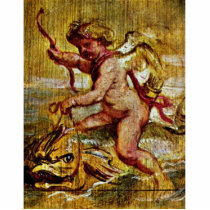 Cupid Riding A Dolphin By Rubens Peter Paul Photo Sculptures