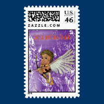Cupid sent me Stamp stamps