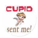 Cupid Sent Me stickers