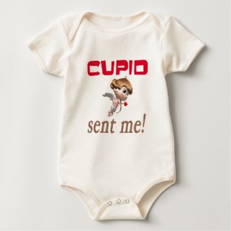 Cupid Sent Me Valentine's Day T-shirt shirt