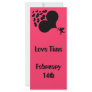 Cupid Shooting Hearts Rack Card Template