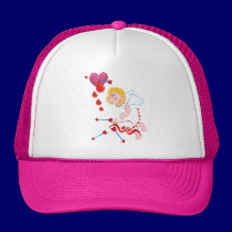 Cupid Shoots For The Heart hats