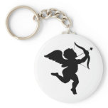 Cupid Silhouette Design! Key Chain