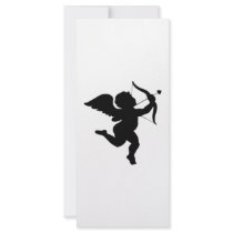 Cupid Silhouette Design! Customized Rack Card