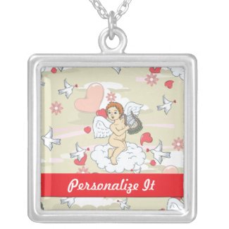 Cupid Valentine necklace