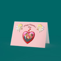 CUPID VALENTINE'S CARD cards