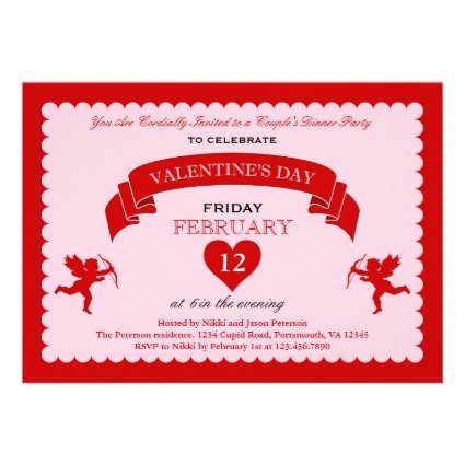 Cupid Valentine's Day Invitation