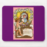 Cupid Vintage Valentine's Mousepad