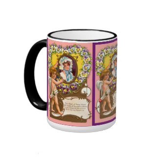 Cupid Vintage Valentine's Mug mug