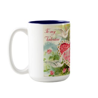 Cupid Watering Heart Mug mug