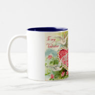 Cupid Watering Heart Mug