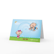 Cupid with arrow Valentine Love Card