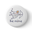 round_button - Great looking Cupid with Bow Valentines Day design. Great looking design for gifts on T-shirts, childrens apparel, mugs, postage, postcards, and more