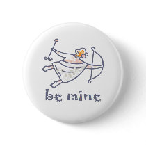 Cupid with Bow Valentines Design buttons by Eholidayz Cupid with Bow Valentines Design buttons