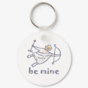 Cupid with Bow Valentines Design keychains