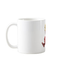 Cupid with heart mugs by wolfmama Cupid with heart mugs