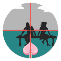 cupids arrow aiming crosshere stickers