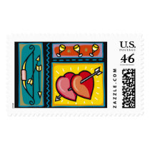 Cupid's Arrows 1 postage by MarkoMarko Cupid's Arrows 1 postage