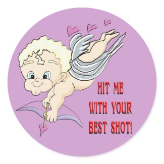 Cupid's Best Shot sticker