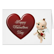 cupids heart card