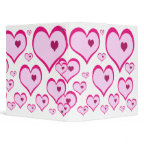 Cupids Hearts Avery binder