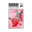 Cupid's Helper Fairy Art Print Postage stamp
