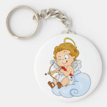 Cupids Target Keychain