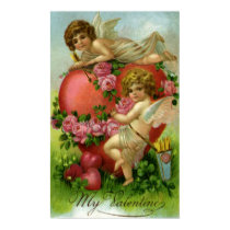 Cupids with Heart posters