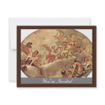 Cupidus Before Jupiter By Ricci Sebastiano Custom Invitations