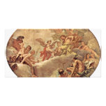 Cupidus Before Jupiter By Ricci Sebastiano Personalized Photo Card