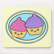 Cuppy Cakes Friends Kawaii Mousepad