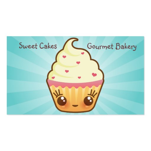 CuppyCake Business Card (front side)