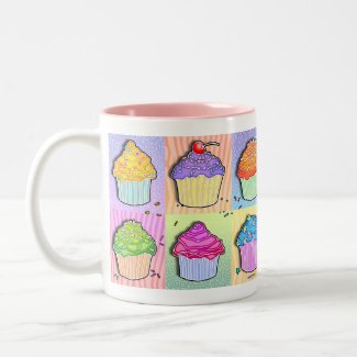 Cups - Pop Art Cupcakes Cup Mugs