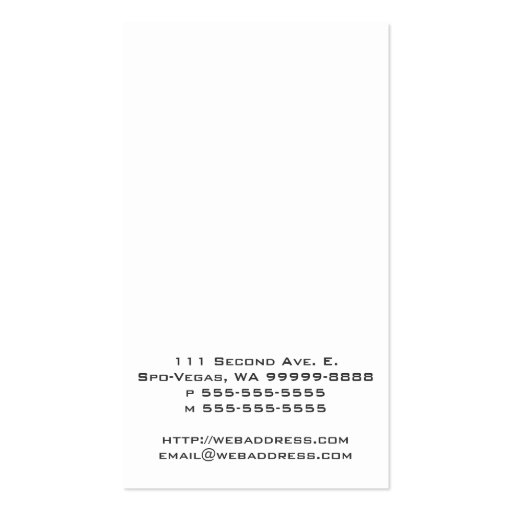Cups To Go Business Card Templates (back side)