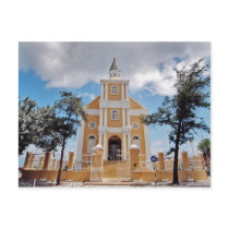Curacao church postcards