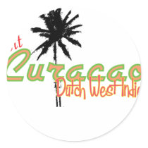 Curacao Round Sticker