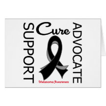 Curación del abogado de la ayuda del melanoma tarjetas