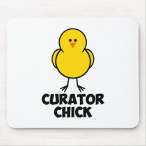 Curator Chick mousepads