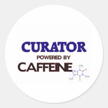 Curator Powered by caffeine Sticker
