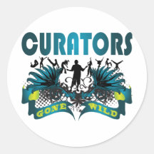 Curators Gone Wild Sticker