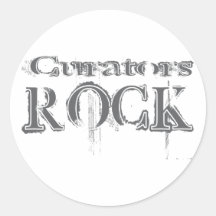 Curators Rock Sticker