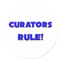 Curators Rule! stickers