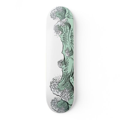 Curbside Tsunami Skateboard by Libertymaniacs
