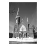 Curch on East Main, Black and White