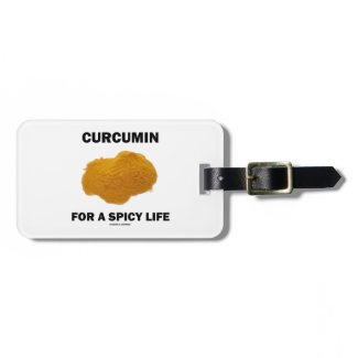 Curcumin For A Spicy Life Bag Tags